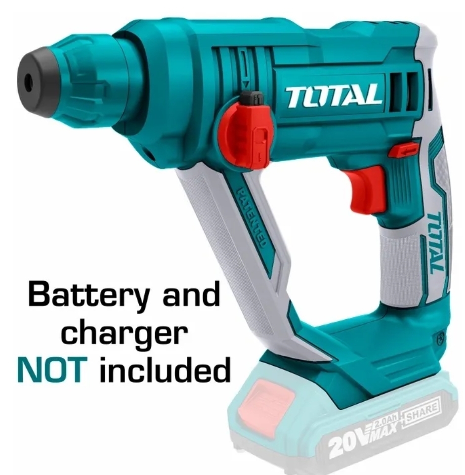 Ciocan rotopercutor pe acumulator TOTAL TRHLI1601- 1.5J, 20V 