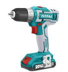 Masina de gaurit cu acumulator TOTAL - 20V, 2Ah 